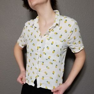 pineapple print shirt